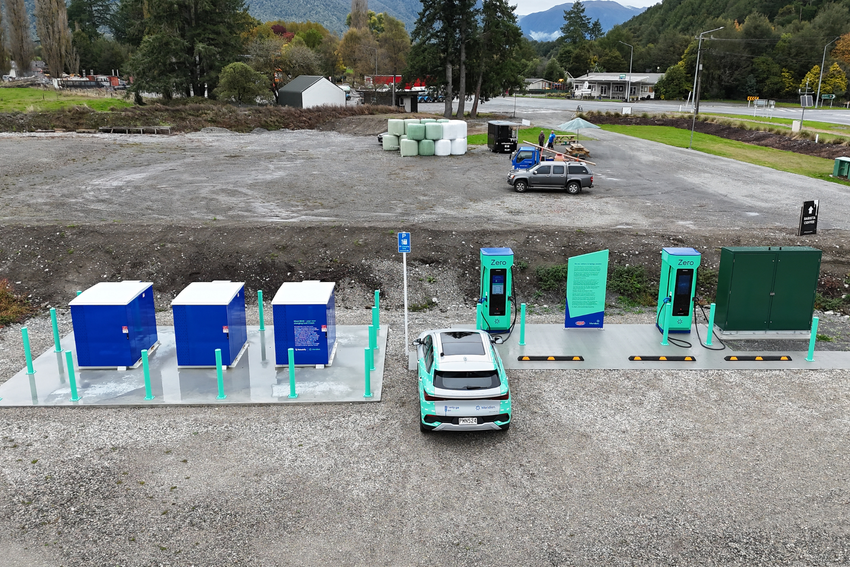 Springs Junction Zero chargers from above