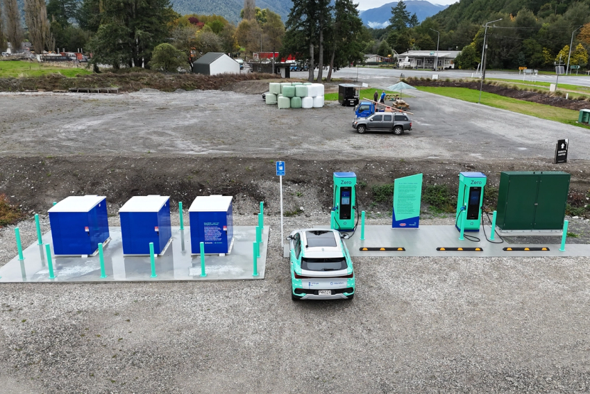 Springs Junction Zero chargers from above