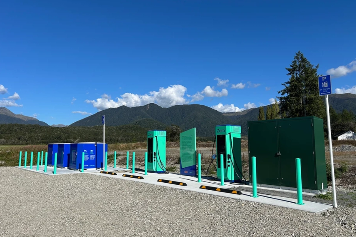 Image of new charger hub at springs junction