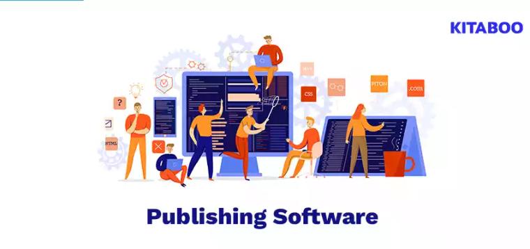 Professional programmers configuring software colorful flat illustration blog