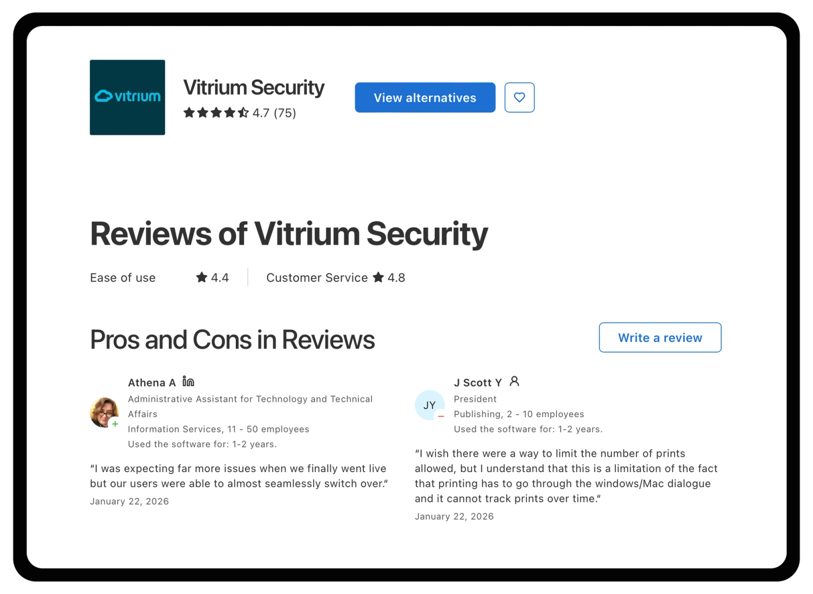 Vitrium Security