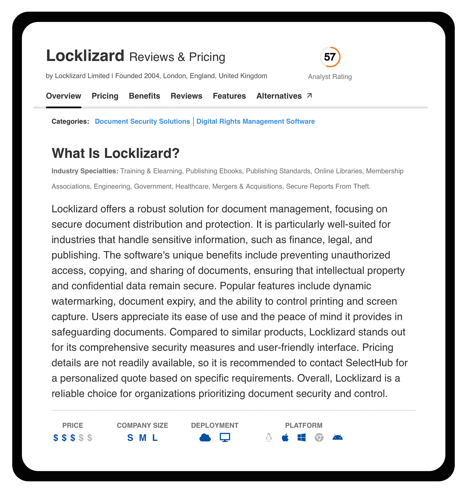 Locklizard