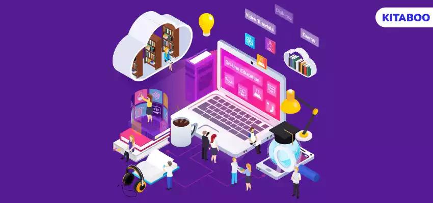 Isometric online education illustration BLOG