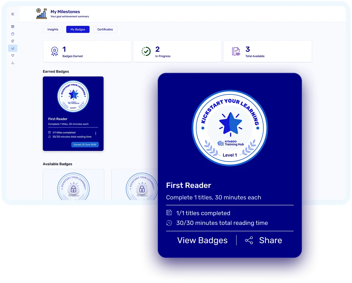 Badges & Certificates