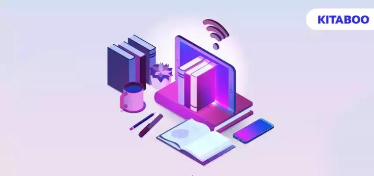 Isometric online education concept blog.psd