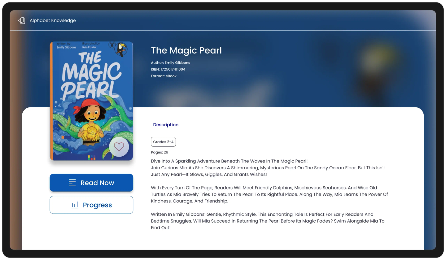 Kids Reading App
