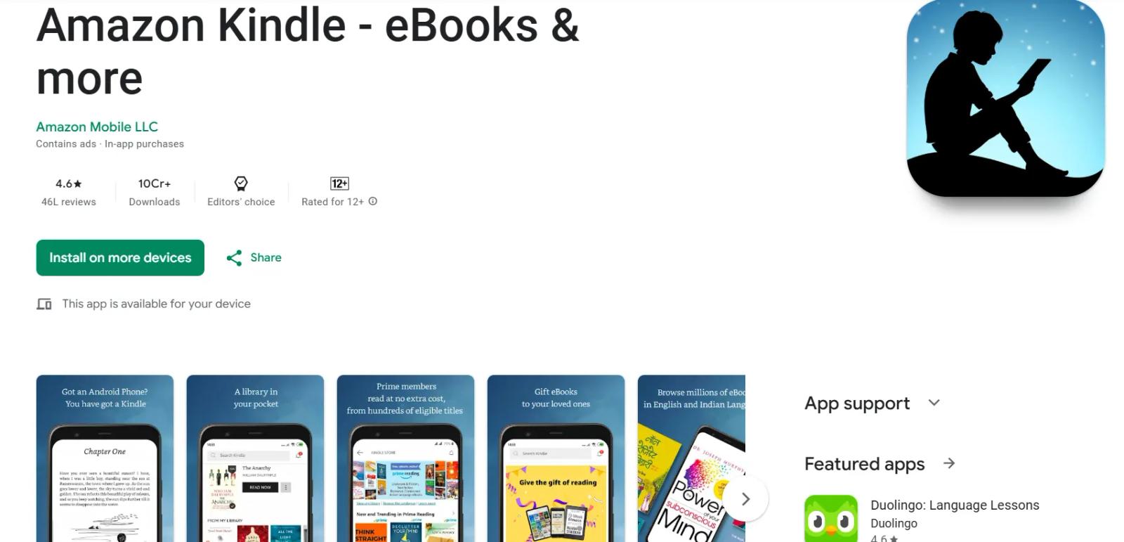 Kindle eBook Reader Offers a Consistent Reading Experience Within a Unified Ecosystem