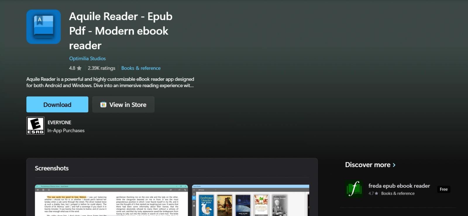 Aquile Reader Delivers A Modern And Customizable ePUB Reading Experience On Windows