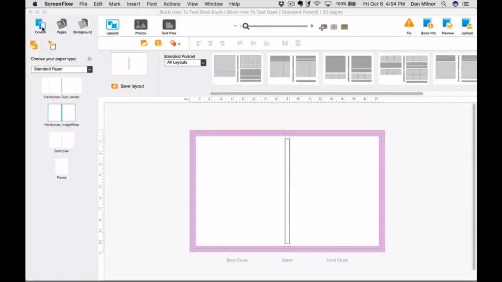 blurb screenshot