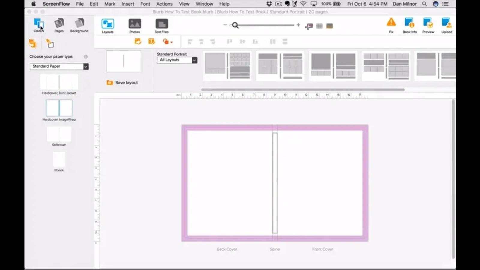 blurb screenshot