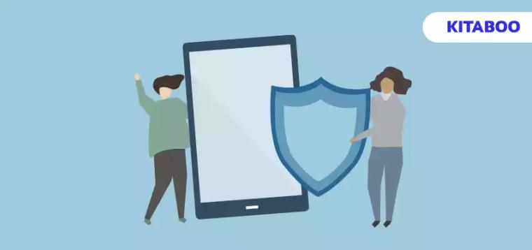 Illustration of people with technology blog