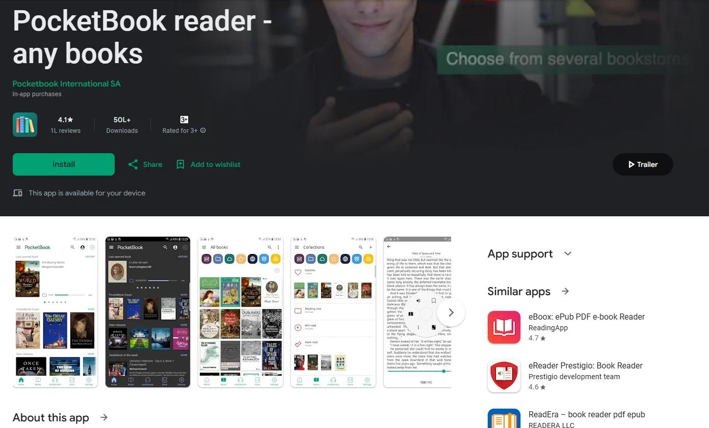Pocket Book Reader