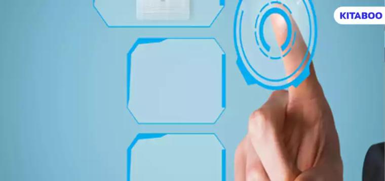 Finger pressing a button with padlock