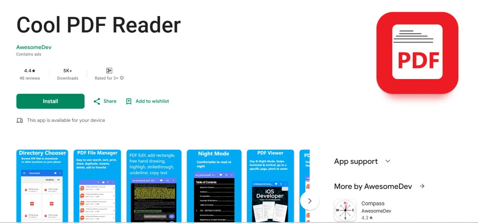 Cool Reader Focuses on Fast and Lightweight Reading Performance