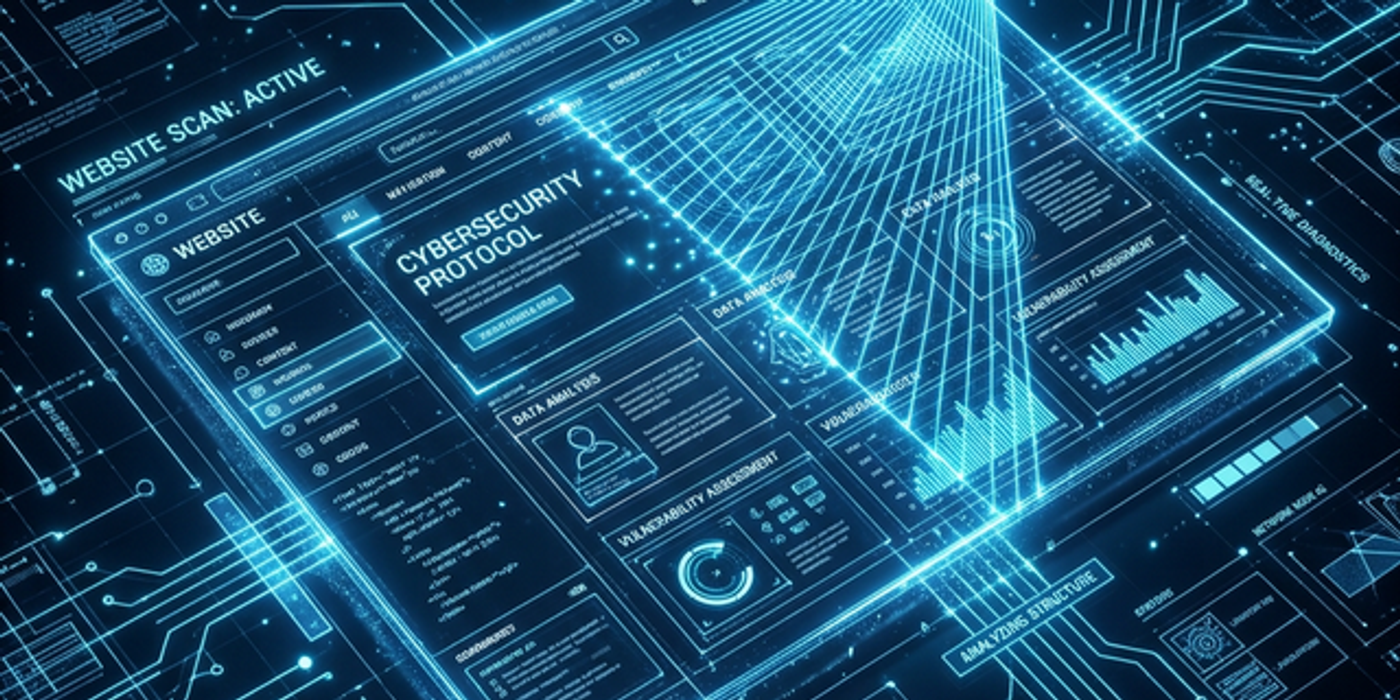 Website Content Architecture Scan visualization