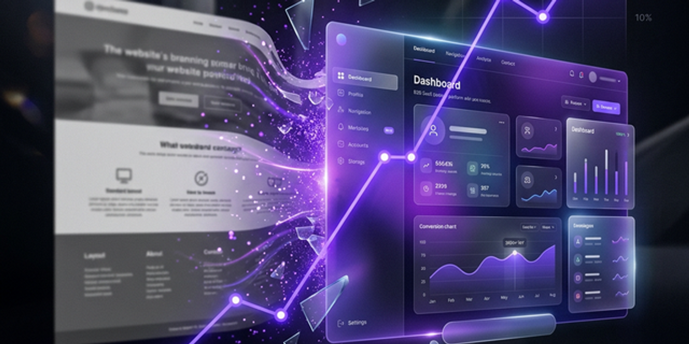 Before After B2B Website Redesign