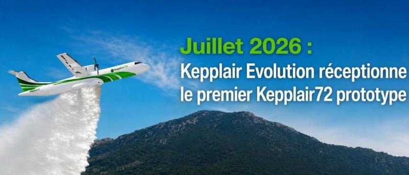 Le premier prototype KEPPLAIR 72 arrive !