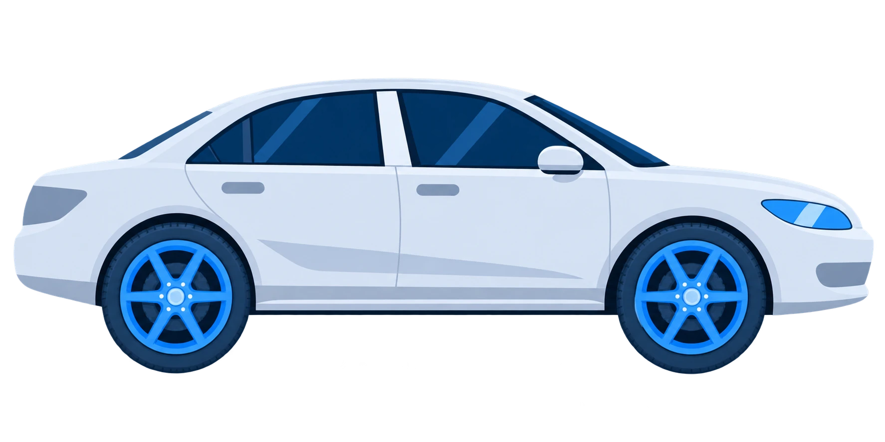 Sedan side profile