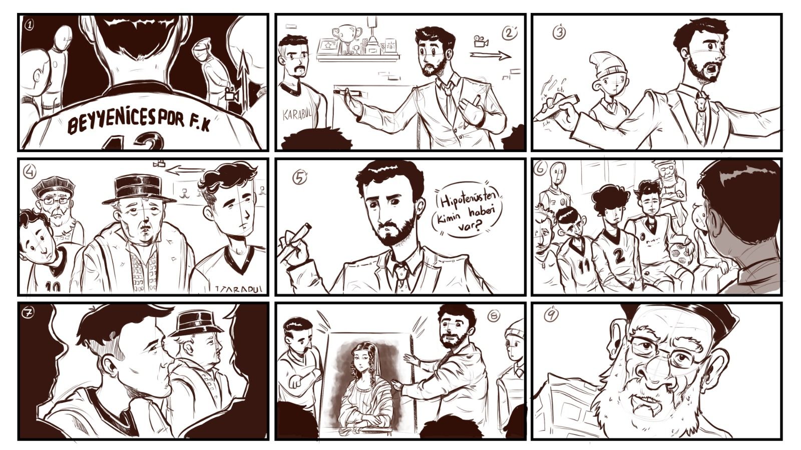Üç Sıfır Storyboard 