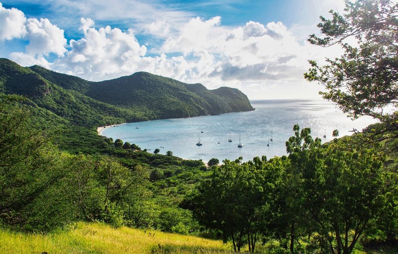 Chatham Bay on Union Island, Saint Vincent and the Grenadines, Lesser Antilles