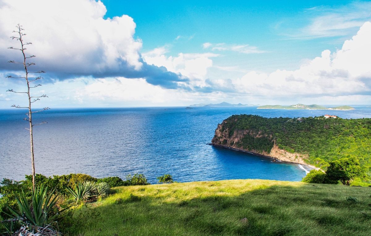 Chatham Bay on Union Island, Saint Vincent and the Grenadines, Lesser Antilles