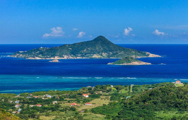 Grenada, Carriacou - view on Petite Martinique and Petite Dominique