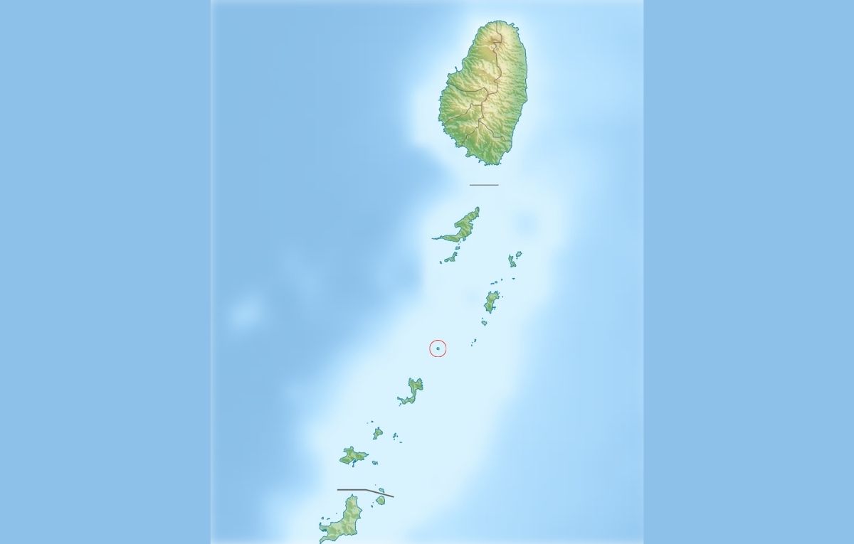 Petit Canouan on the map