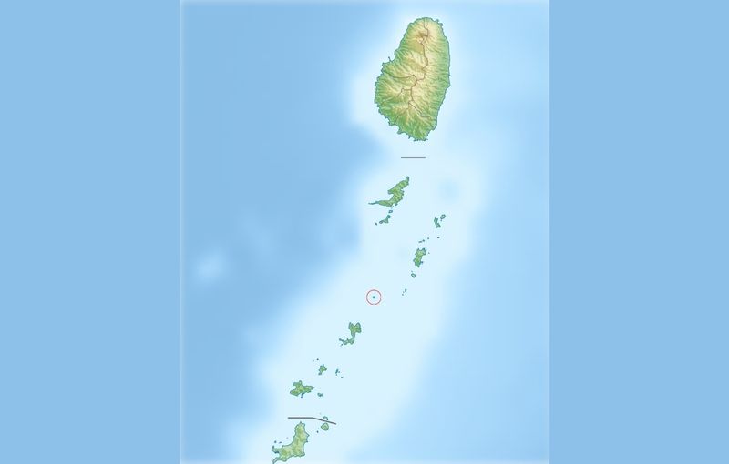 Petit Canouan on the map
