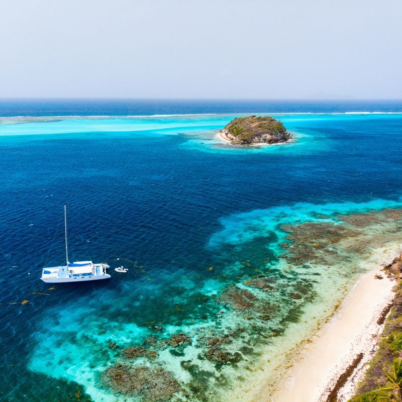Top View of Tobago Cays