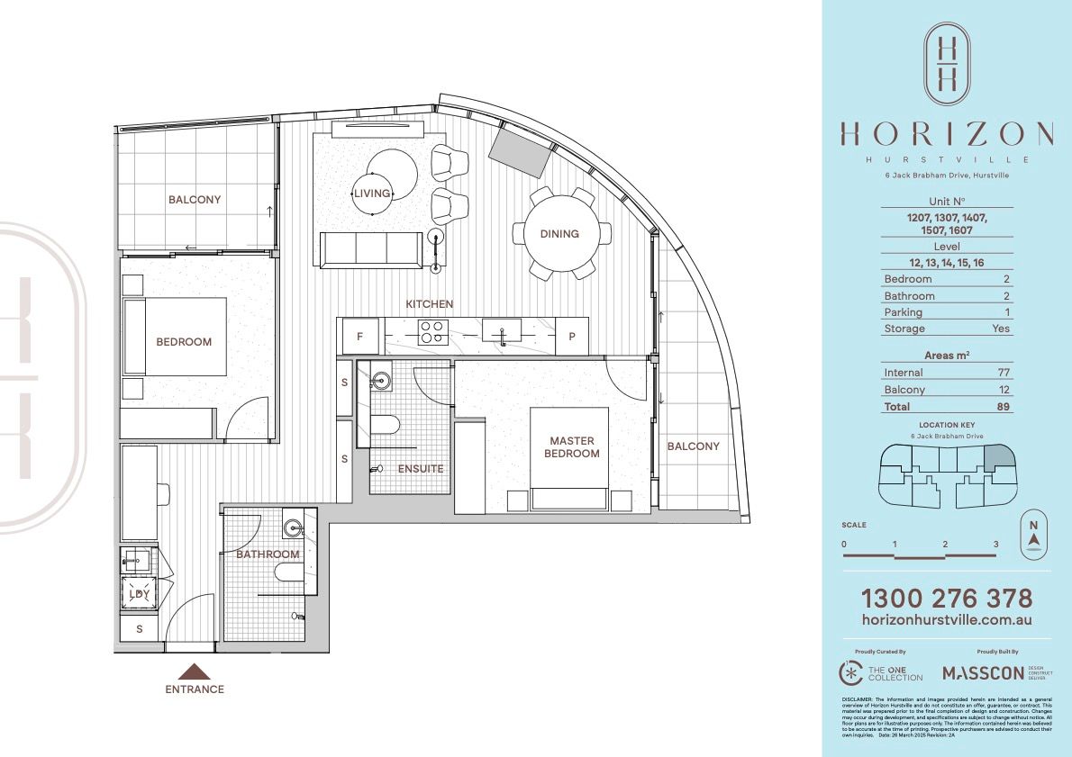 2 Bed / 2 Bath / 1 Car 