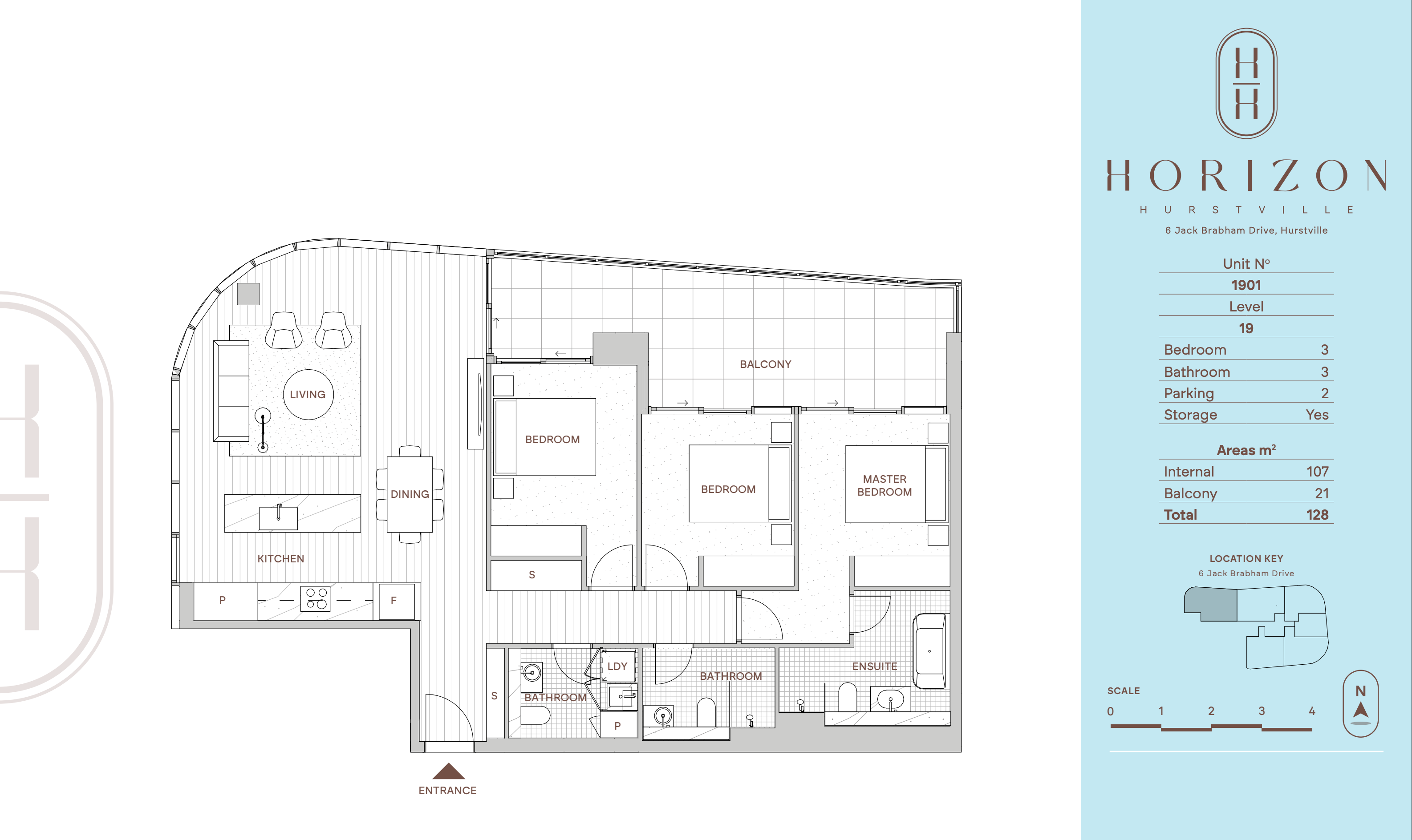 3 Bedroom Penthouse 1901