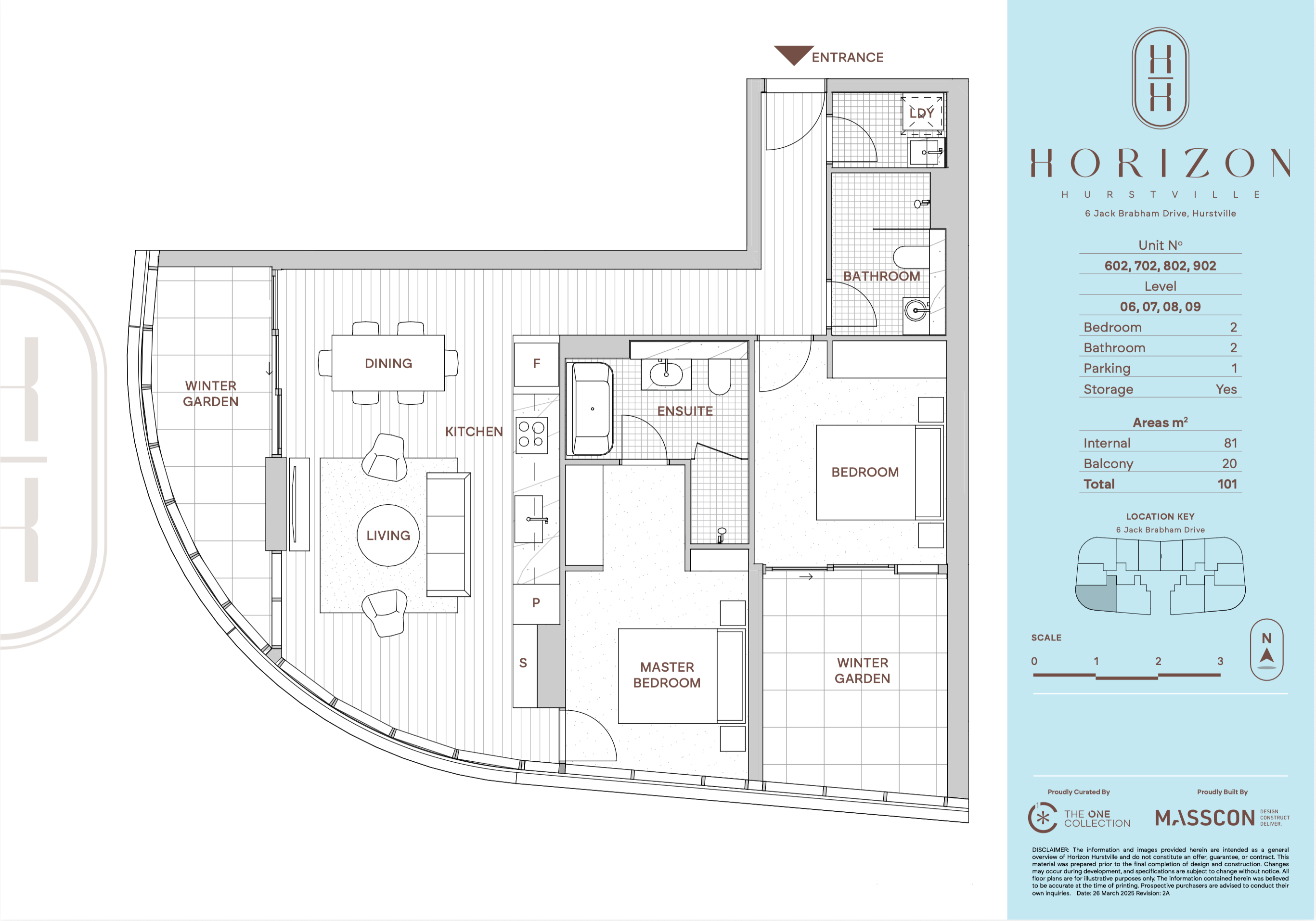 2 Bed / 2 Bath / 1 Car 