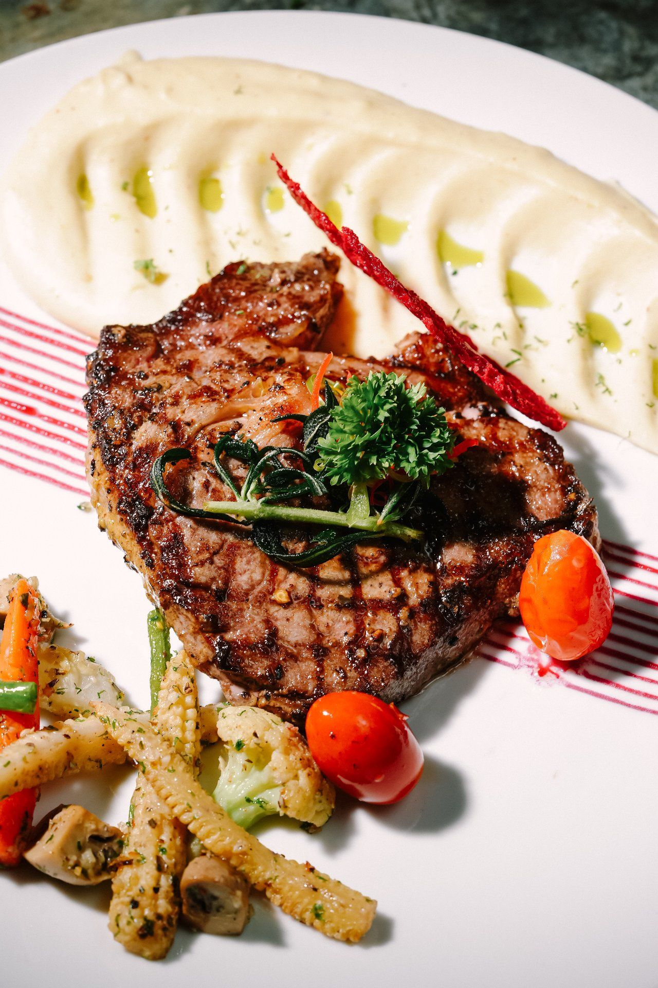 Rib-eye steak