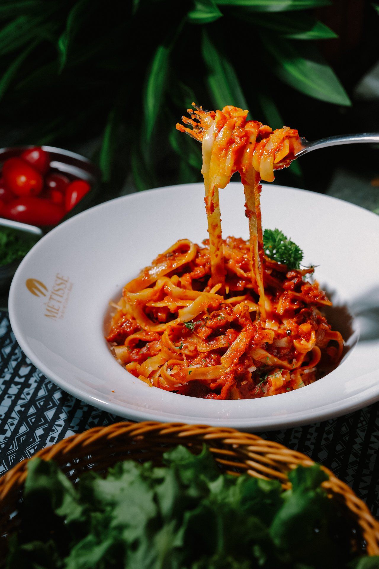 Tagliatelle with beef
