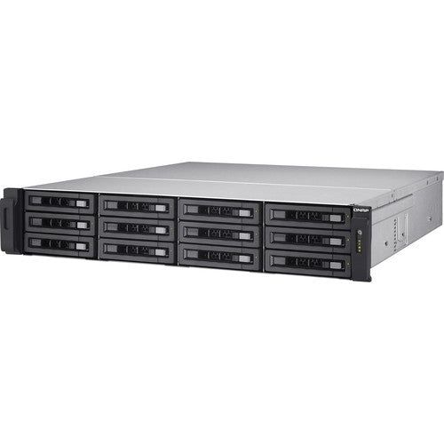 QNAP 12-Bay SAS NAS/iSCSI/IP-SAN Unified NAS Enclosure (New Open Box)
