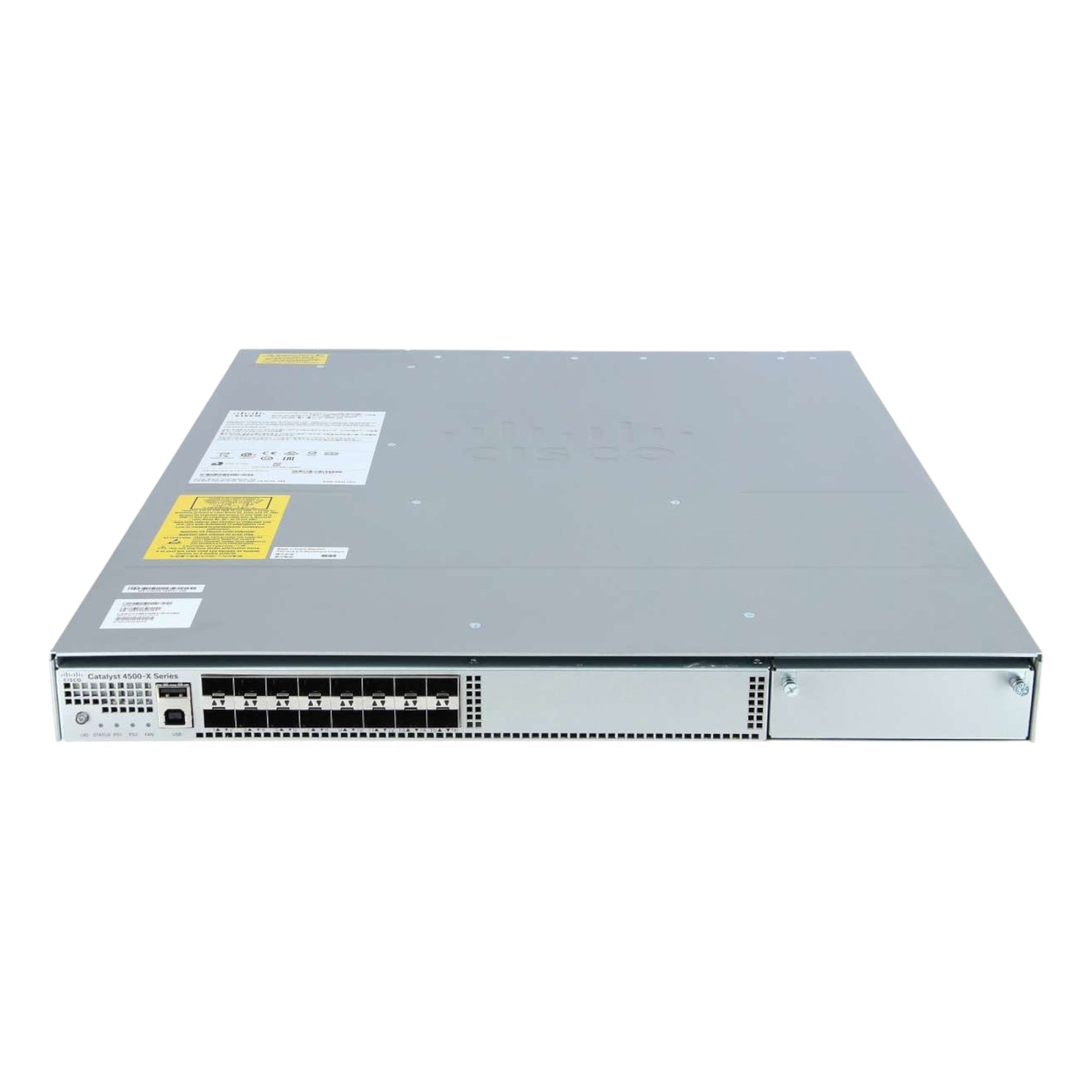 Cisco WS-C4500X-16SFP+ CATALYST 4500-X 16 PORT 10G IP BASE Grade A (Used - Good)