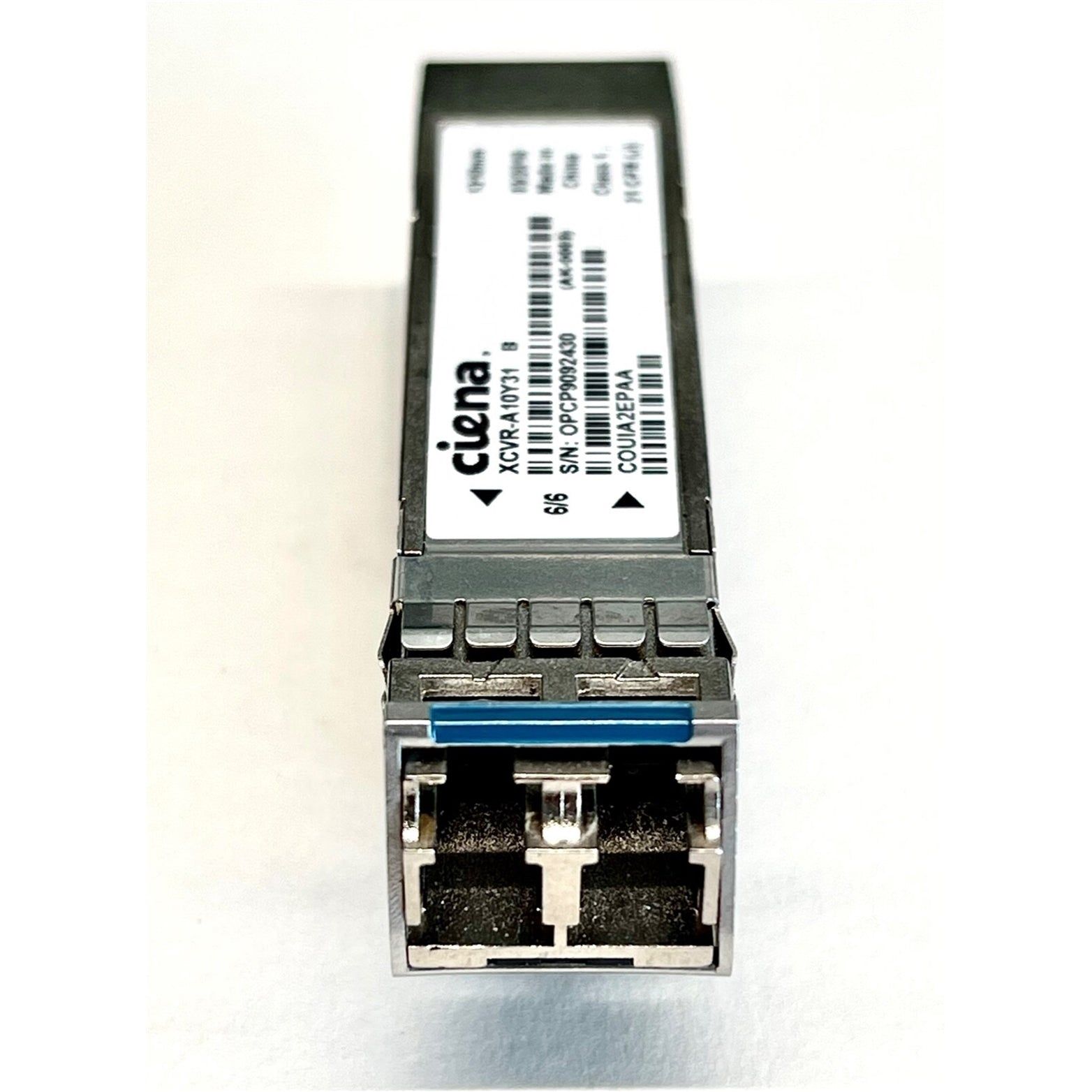 Ciena XCVR-A10Y31 1000Base-LX SFP Transceiver (SMF, 1310nm, 10km, DOM, Silver (Certified Refurbished)