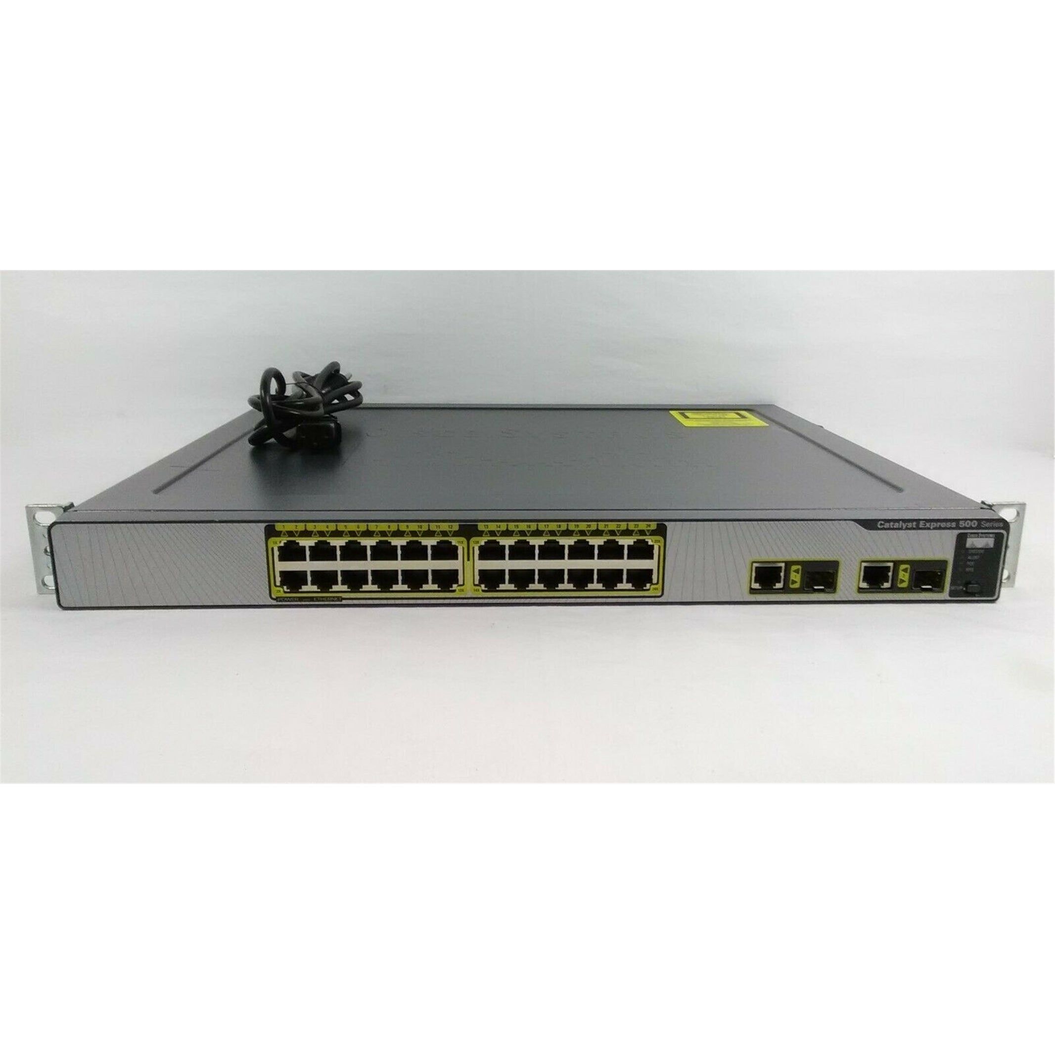 Cisco WS-CE500-24PC 24-Port 100Mbps RJ45 1U Specialty Switch, Grey (Certified Refurbished)