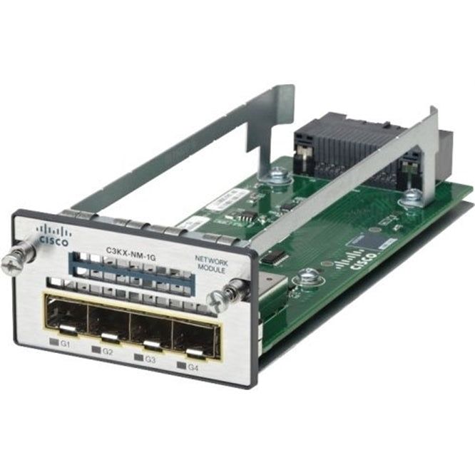 Cisco C3KX-NM-1G 4 Port Switch (Refurbished)