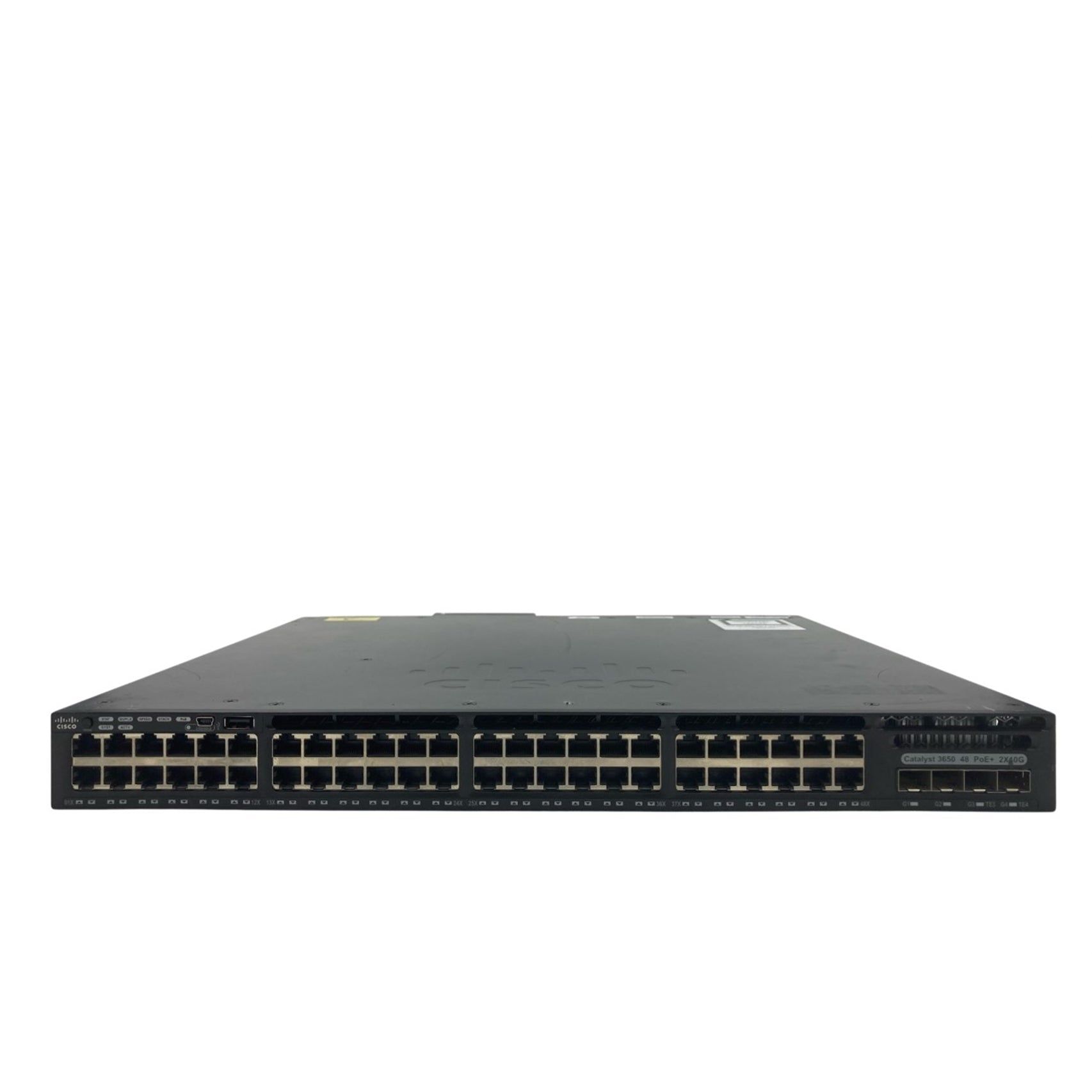 Cisco WS-C3650-48FD-S CATALYST 3650 48 PORT FULL POE 2x10G Uplink IP Base (Scratch and Dent)