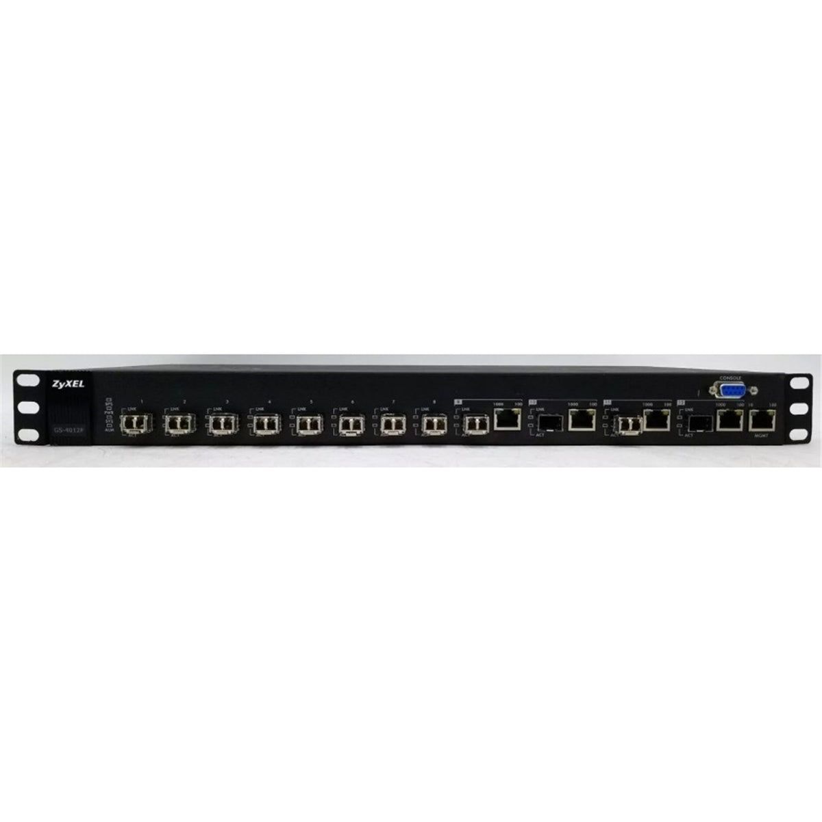 ZyXEL GS-4012F Managed Layer 3+ Switch with Rack Mount Brackets (Refurbished)