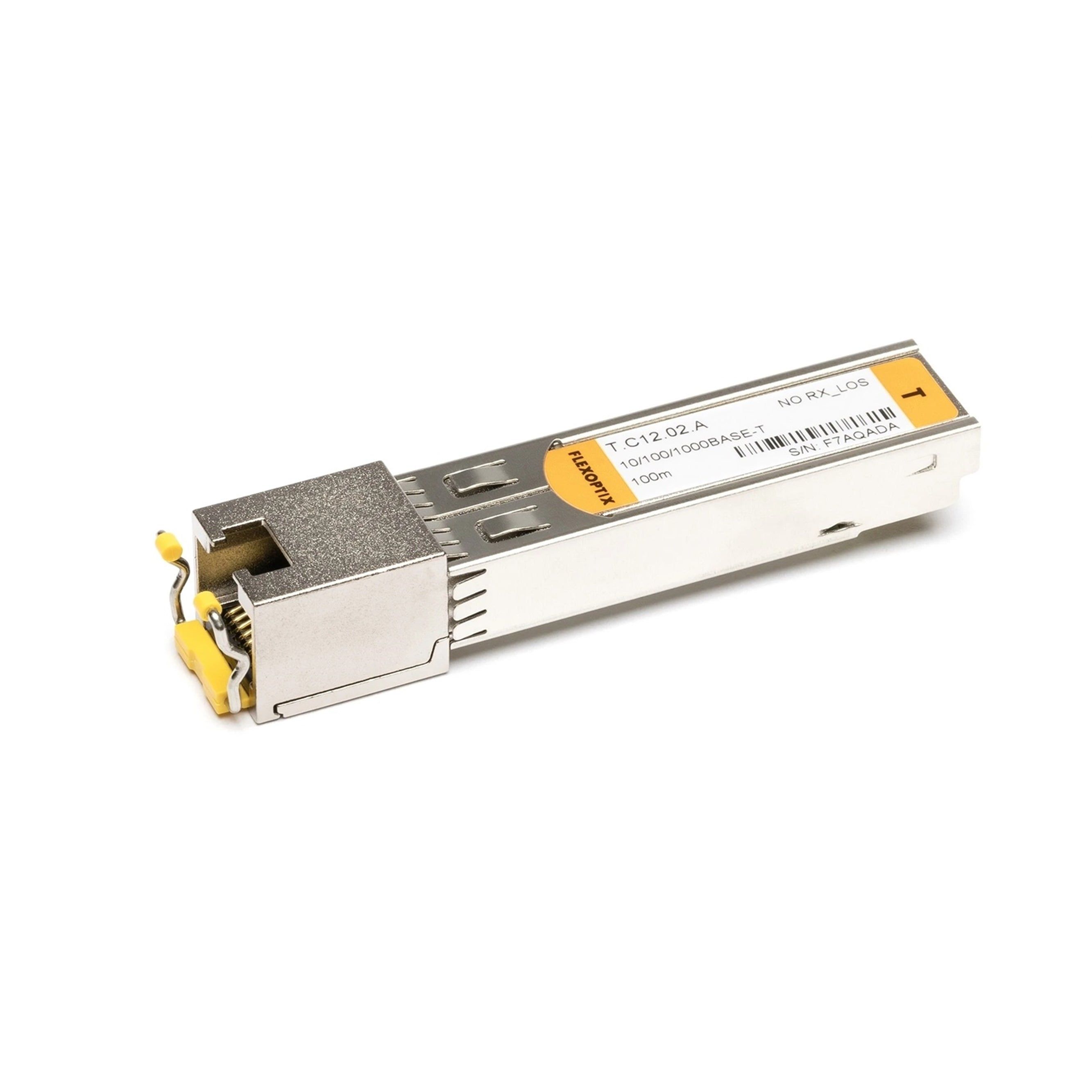Flexoptic T.C12.02.A 1000BASE-T Copper SFP Transceiver, Silver (Certified Refurbished)