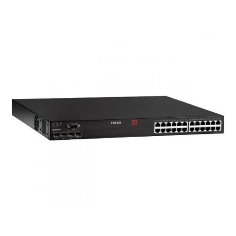Broadcom FWS624G-POE FastIron Workgroup 624G-POE 20 10/1000 + 4 combo Ethernet Switch