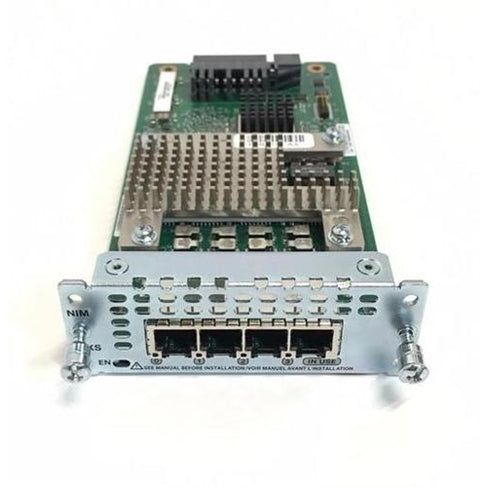 Cisco NIM-4FXS 4-Port Network Interface Module - FXS, FXS-E and DID (Certified Refurbished)