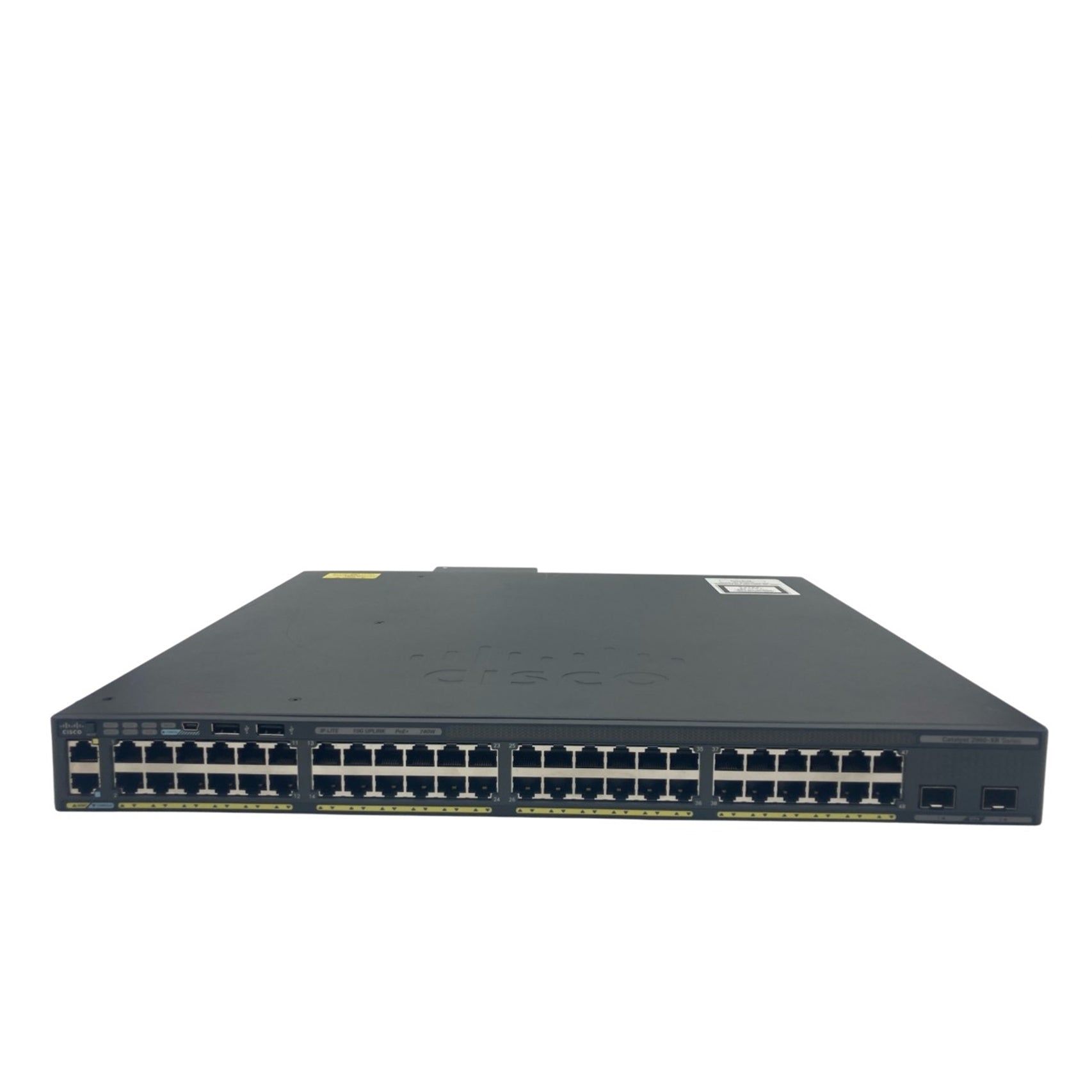 Cisco WS-C2960XR-48FPD-I,USED 48-Port 100Mbps RJ45 1U Switch, Grey (Refurbished)