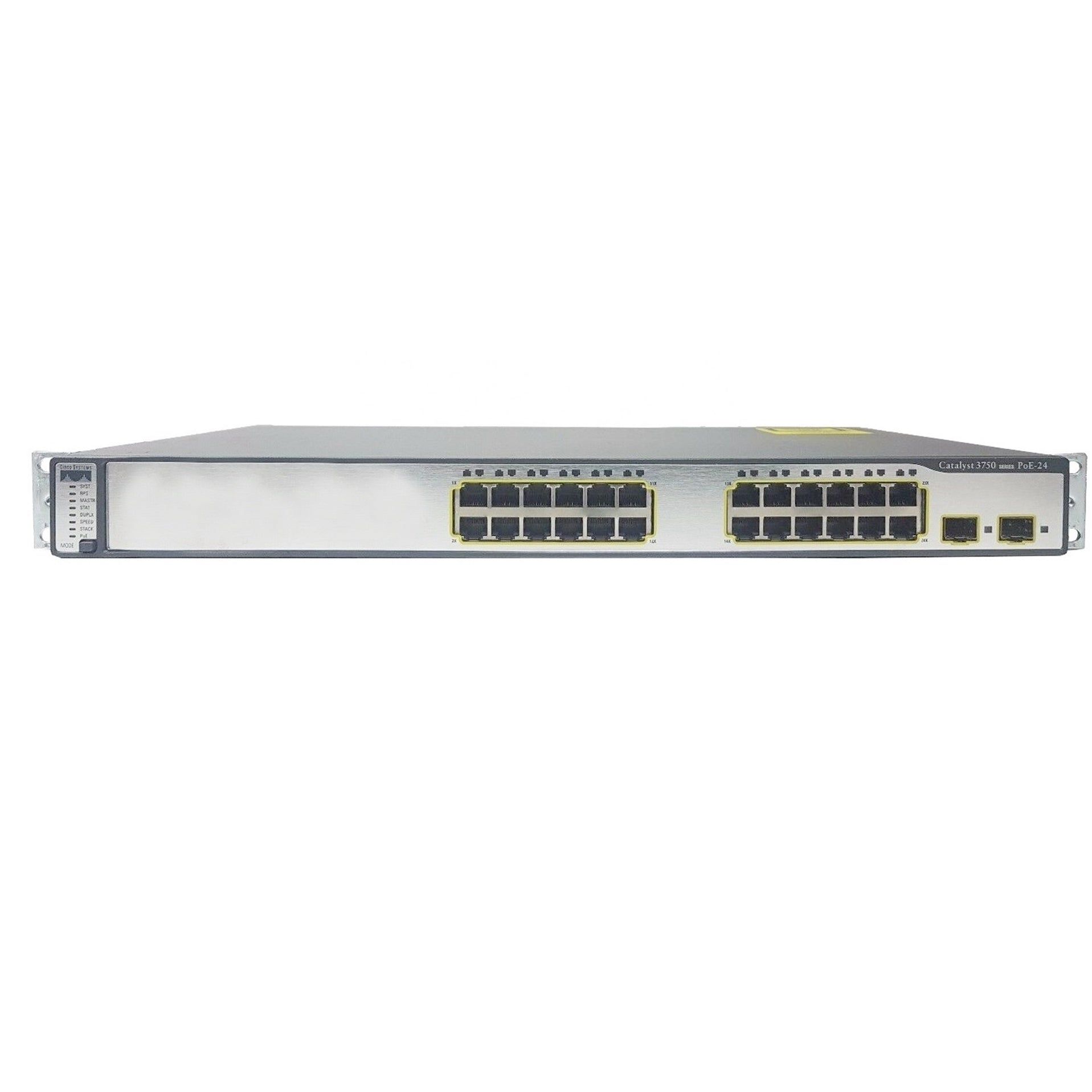 CISCO WS-C3750-24PS-E Catalyst 3750 24 10/100 PoE + 2 SFP (Scratch and Dent)