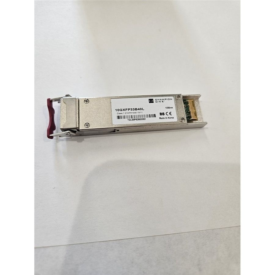 CHAMPION 10GXFP33B40L XFP Single Fiber 40km Transceiver, Silver (Certified Refurbished)