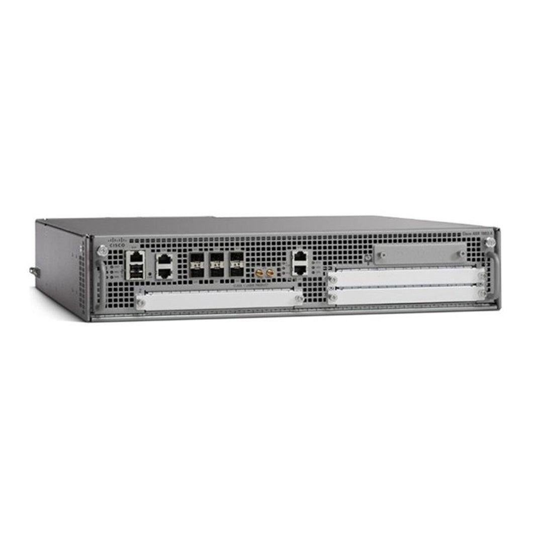 Cisco ASR1002-XUSED Wired WAN 6-Port 10/100/1000Mbps Gigabit,Grey(Refurbished)