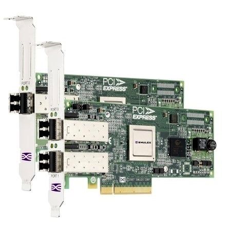 IBM PCI-E 42D0500 LightPulse 8GB Dual Ports Fibre Adapter Card (Certified Refurbished)