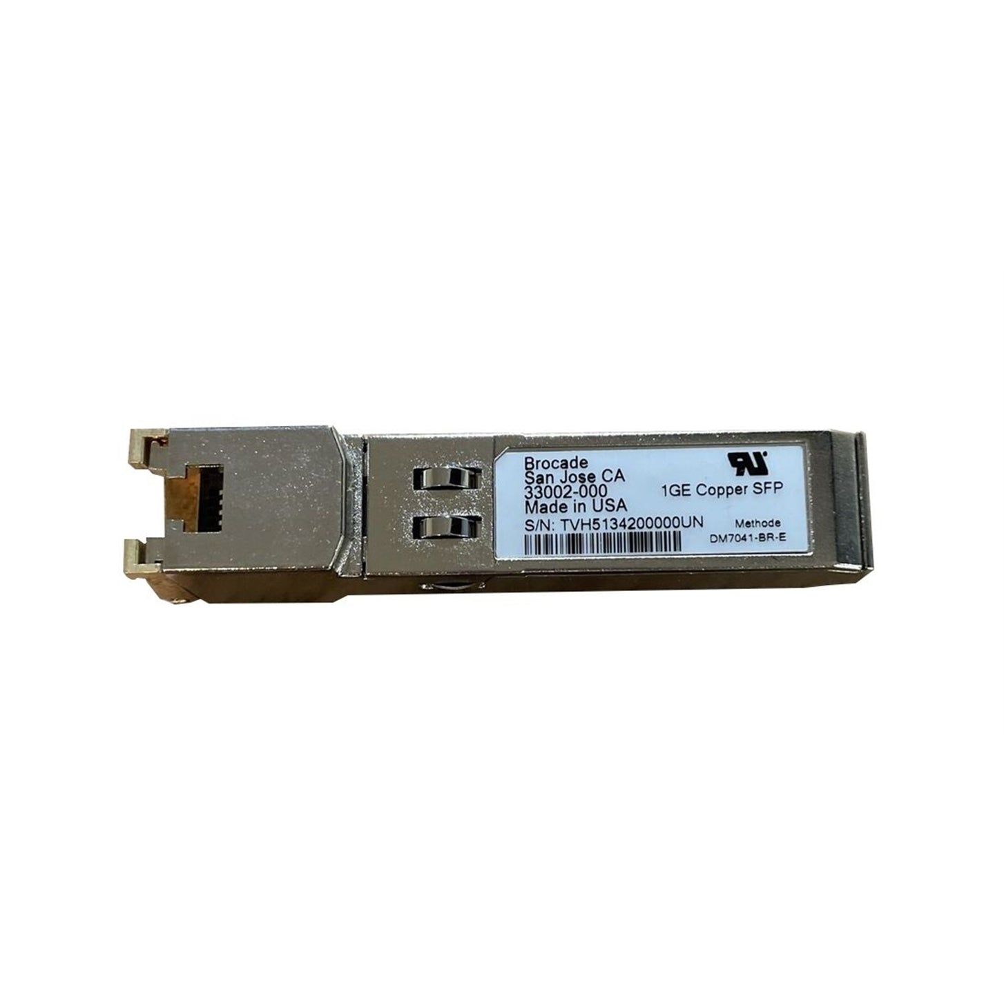 BROCADE 33002-000 BROCADE COMMUNICATIONS SYSTEMS, INC 1GE COPPER SFP (Certified Refurbished)